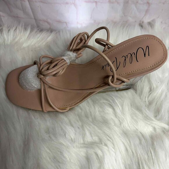 Wild pair Santeago Ankle Tie Heels sz7 - Picture 6 of 7